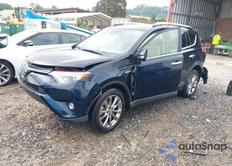 2018 Toyota Rav4 Hybrid Limited из США, поврежденный, VIN JTMDJREV8JD246893